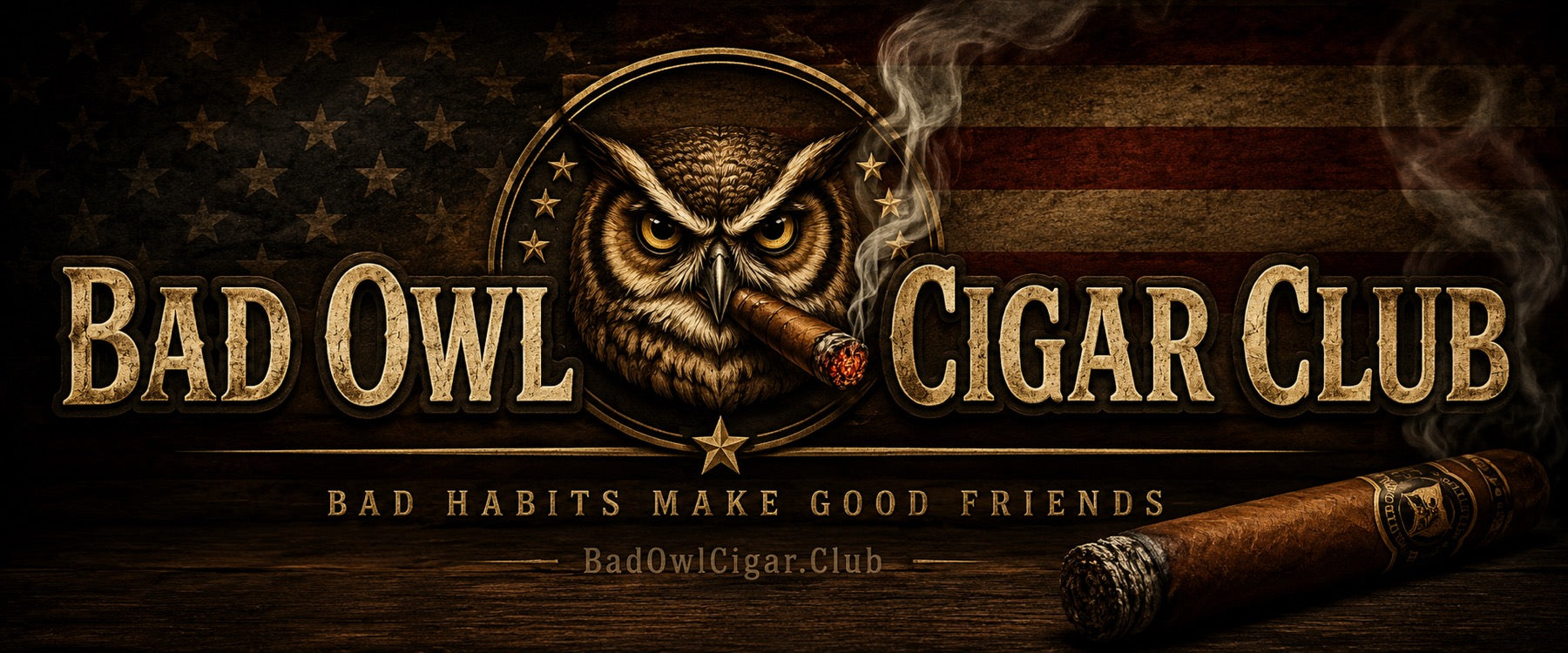 Bad Owl Cigar Club — bad habits make good friends